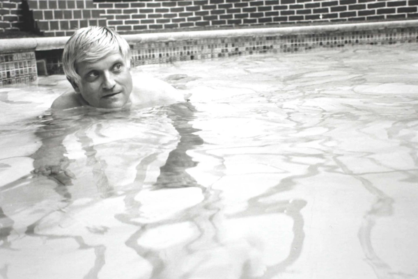 Paul Joyce - Prints on Demand- David Hockney Swimming in his Famous LA Pool 1990 (Set of 12)