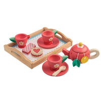 Wooden Tea tray set