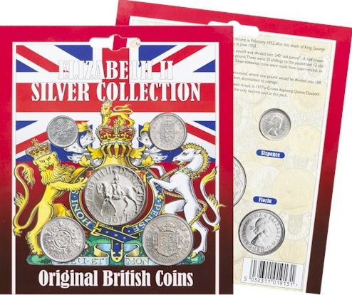 Elizabeth 2nd Silver collection of coins