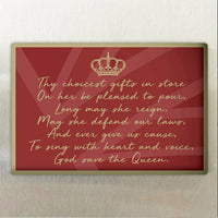 'God Save the Queen' anthem Magnets