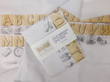 Eric Ravilious Tea Towel - 'Design for Wedgwood Alphabet Mug'