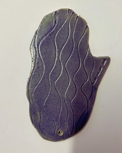 Ceramic Leaf at the Allen Gallery (No.002)